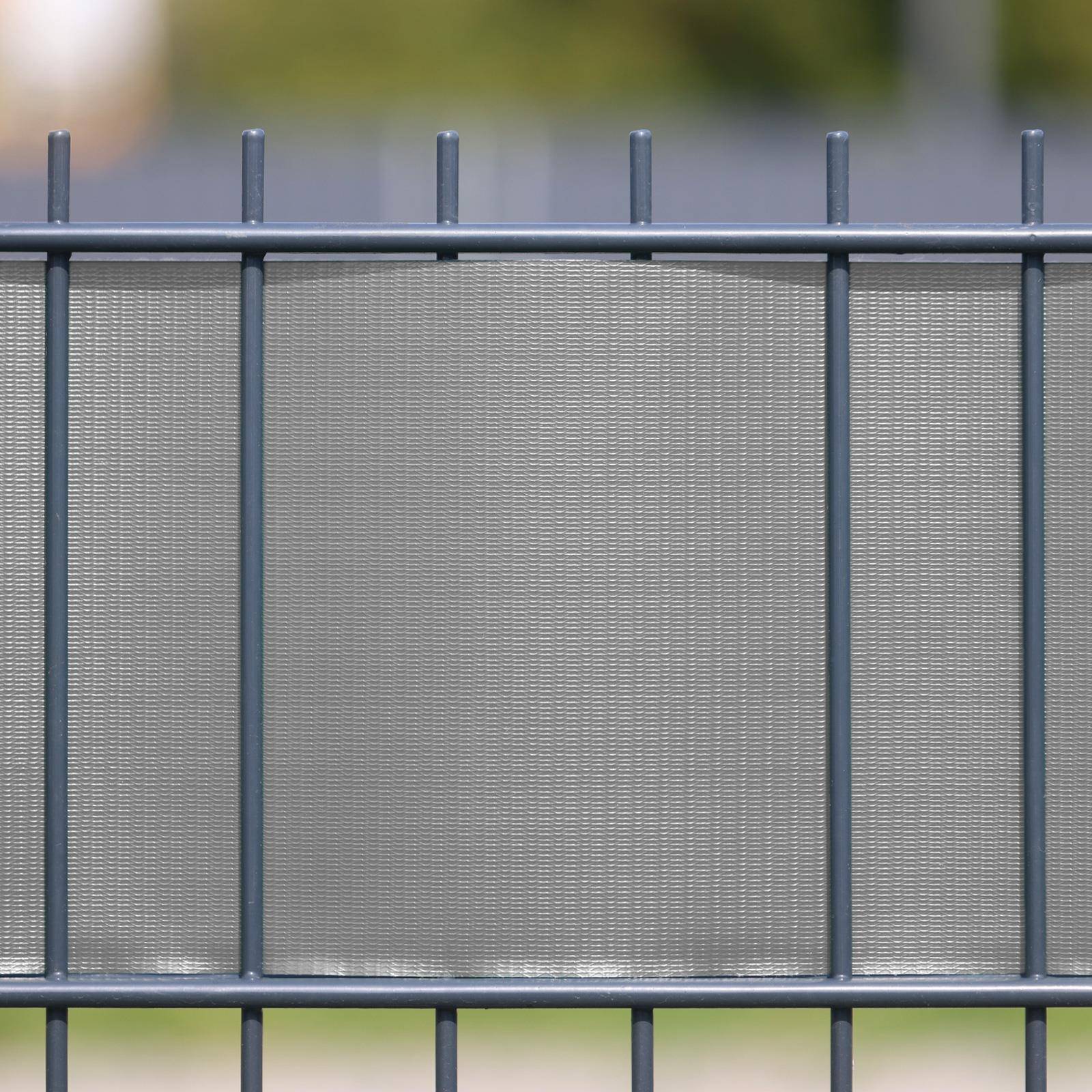 2 Rollen Sichtschutzstreifen 19 cm x 50 m RAL 7040, Fenstergrau-3