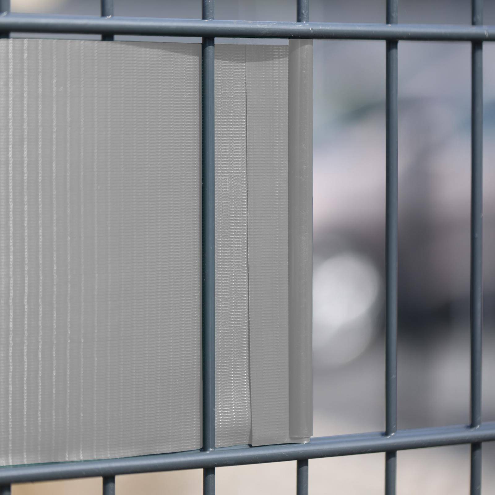 2 Rollen Sichtschutzstreifen 19 cm x 50 m RAL 7040, Fenstergrau-4