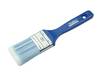 Lack-Flachpinsel PREMIUM Naturholzgriff blau-weiße all in one-Borste 30mm x 15,0mm