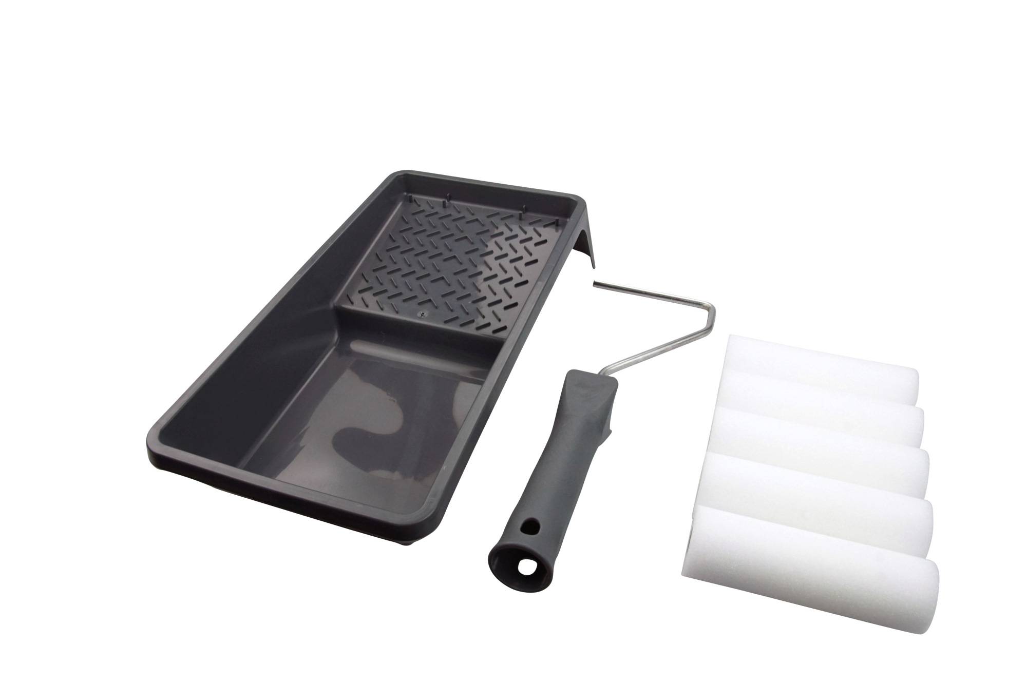 Wow!Tools Lackier-Set BASIC 7-teilig mit Farbwanne, Lackroller und Ersatzwalzen-2