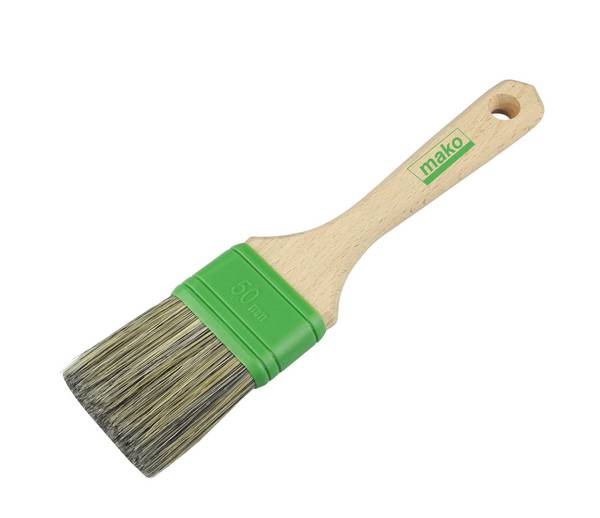 Beizpinsel KOMFORT hochwertige graue Borstenmischung 6. Stärke ca. 90% Tops 50 mm