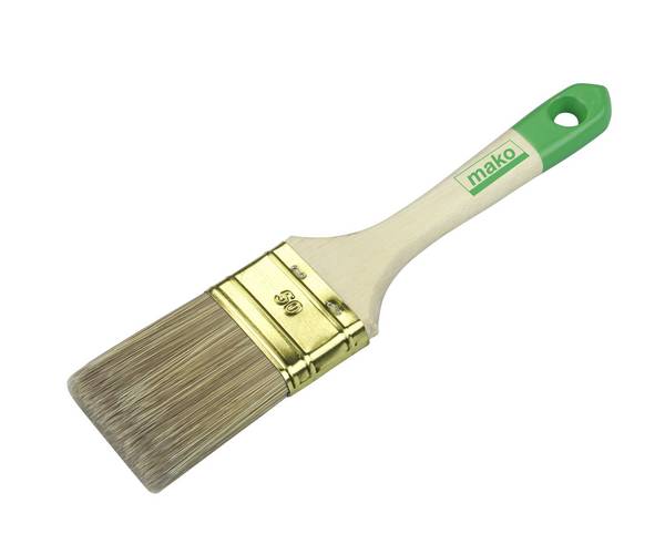 Lasur Flachpinsel KOMFORT für alle Lasuren braune all for wood-Borste - 100 mm