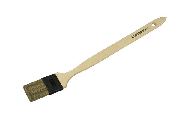 Lasur Heizkörperpinsel ELITE PROLINE für alle Lasuren braune WOOD PRO-Borste - 70 mm