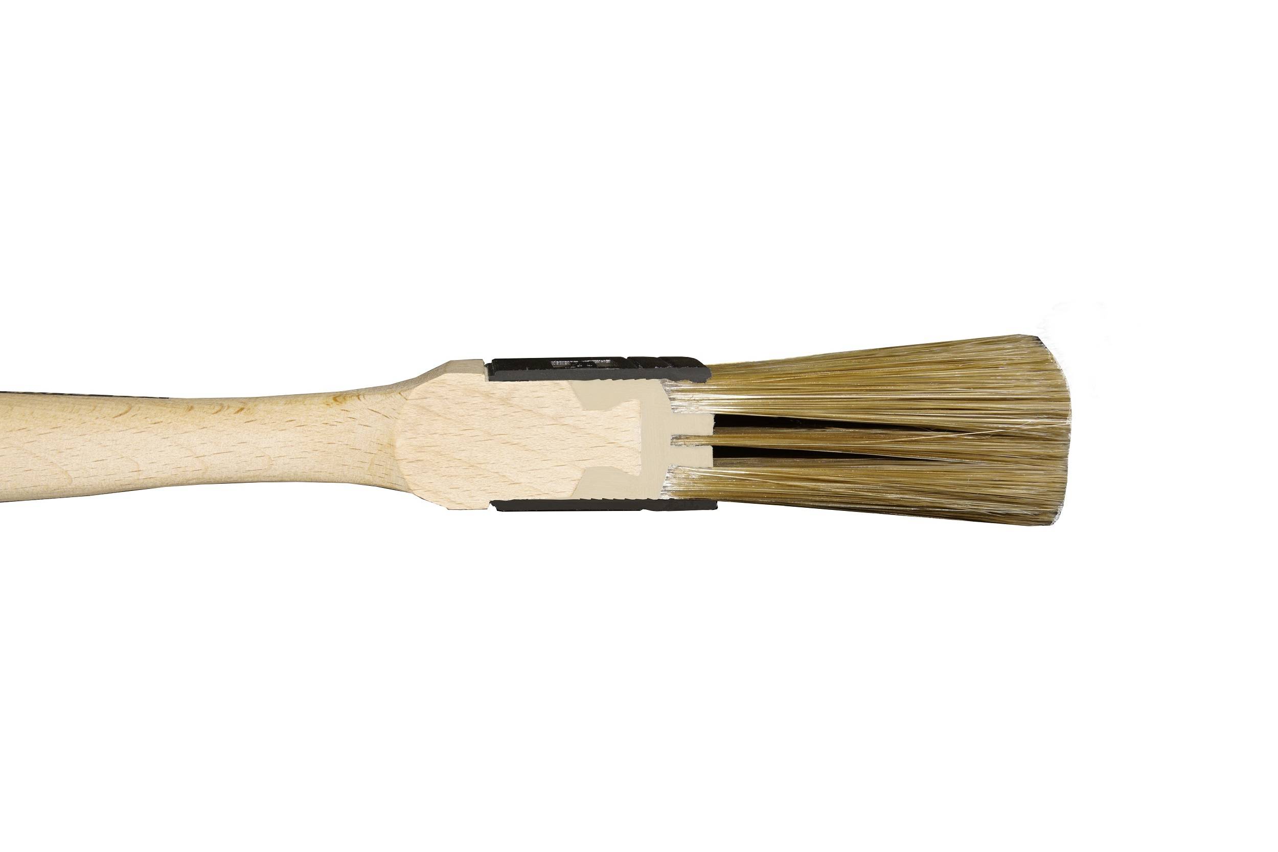 Lasur Heizkörperpinsel ELITE PROLINE für alle Lasuren braune WOOD PRO-Borste - 70 mm-1