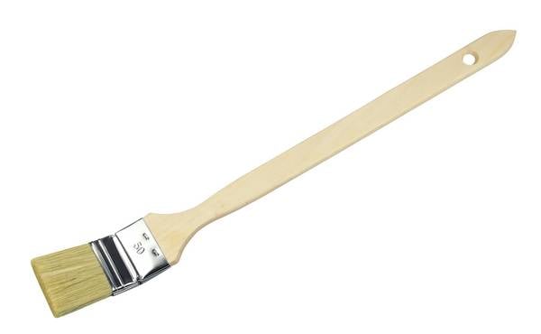 Heizkörperpinsel BASIC Naturholzgriff synthetische helle Borstenmischung 50 mm