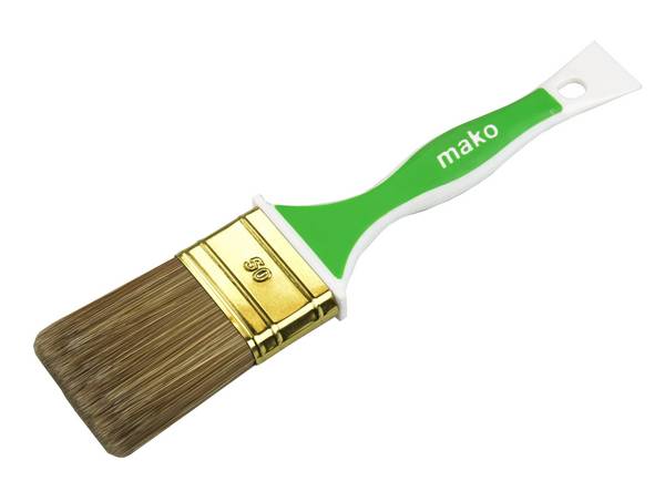 Lasur-Flachpinsel KOMFORT ERGO 2K-Griff braune all for wood-Borste 6. Stärke 25mm x 11,0mm