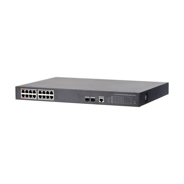 Dahua Technology PoE DH-PFS4218-16GT-240, Managed, Gigabit Ethernet (10/100/1000), Power over Ethernet (PoE), Rack-Einba
