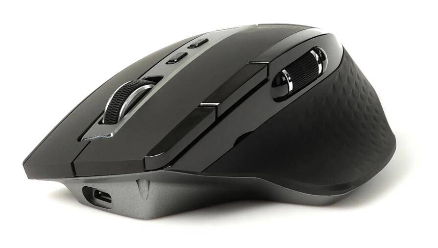 Rapoo - 171157 Kabellose Multi-Mode Laser-Maus MT750S, Schwarz-0