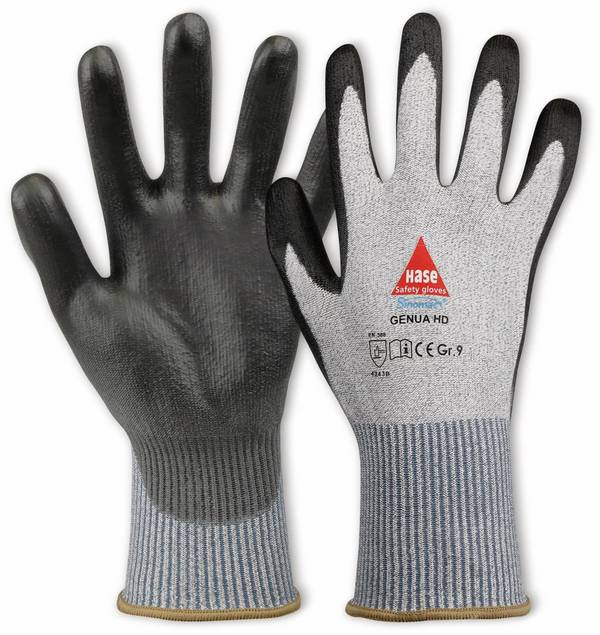 HASE SAFETY GLOVES Schnittschutz-Arbeitshandschuhe Genua HD, Größe 7