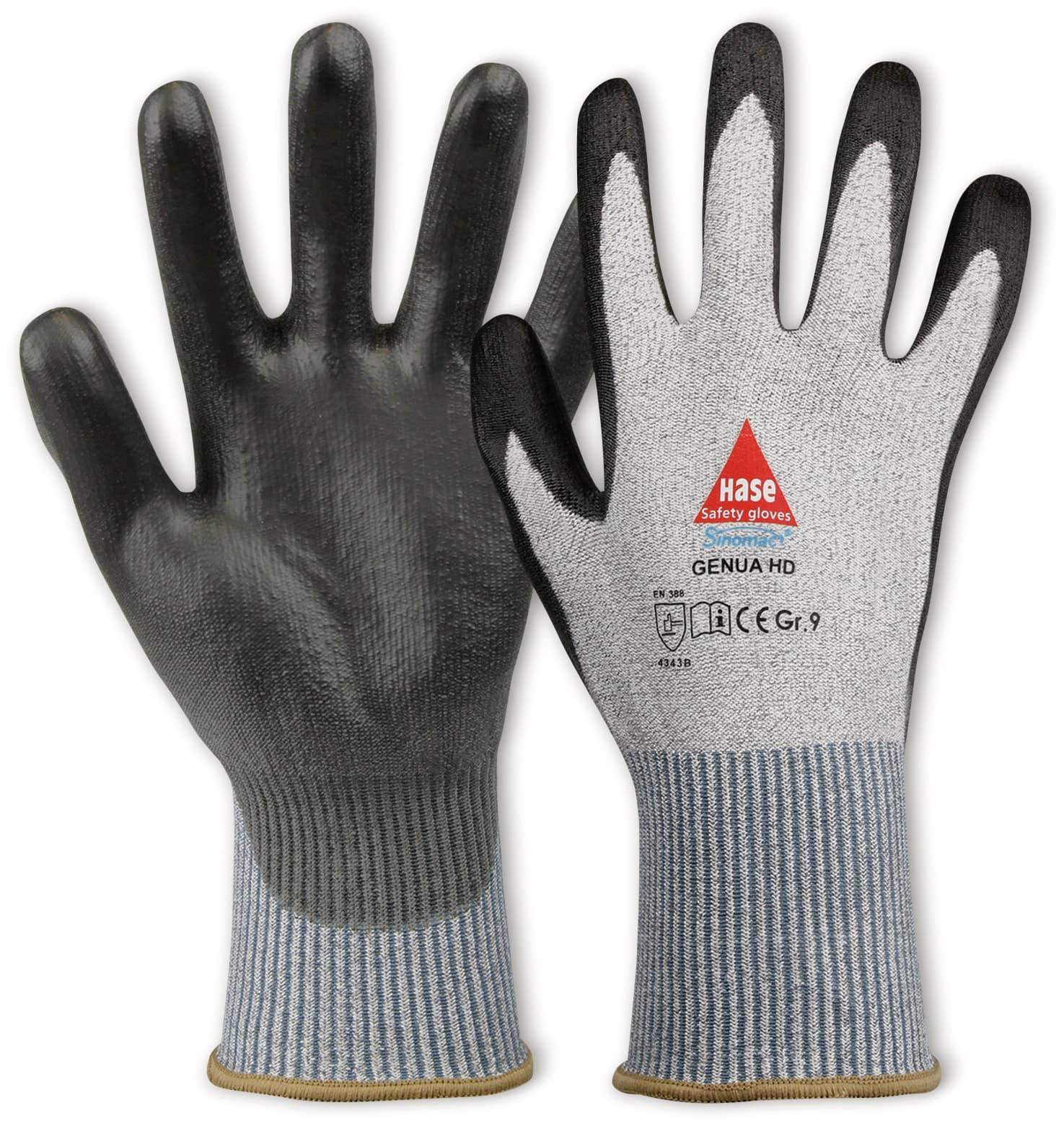 HASE SAFETY GLOVES Schnittschutz-Arbeitshandschuhe Genua HD, Größe 7-0