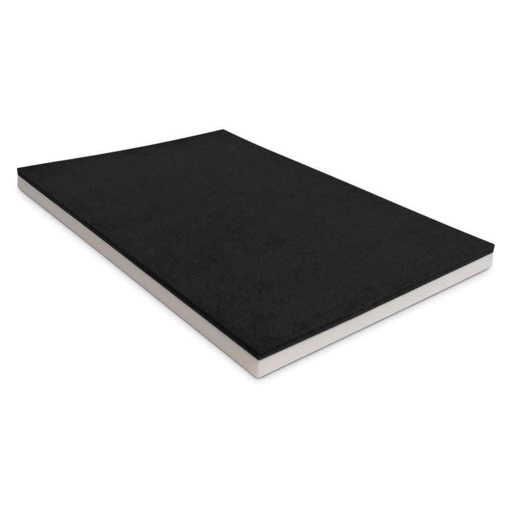 Schaumstoffeinlage 590 x 390 x 30 mm | schwarz/ weiß-1