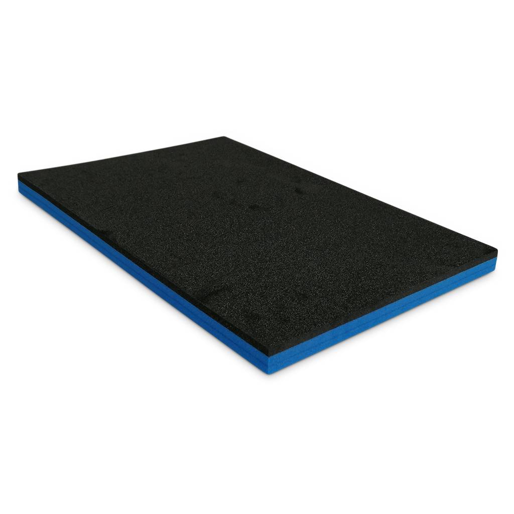 Schaumstoffeinlage 590 x 390 x 30 mm | schwarz/ blau-1