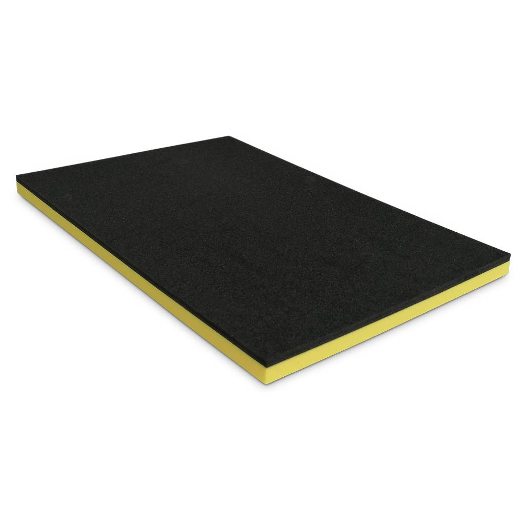 Schaumstoffeinlage 590 x 390 x 30 mm | schwarz/ gelb-1