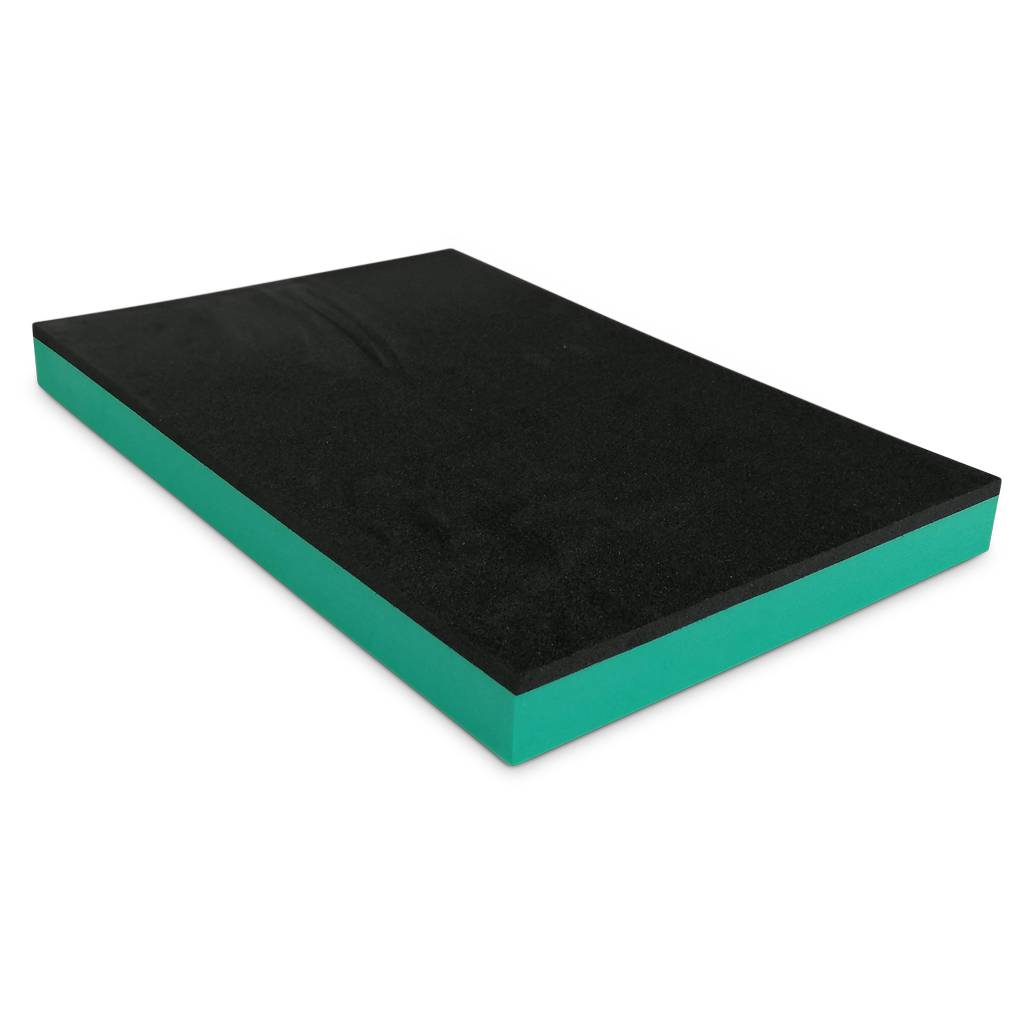 Schaumstoffeinlage 590 x 390 x 50 mm | schwarz/ grün-1