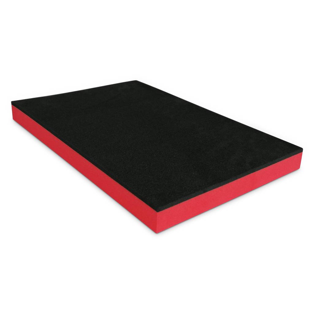 Schaumstoffeinlage 590 x 390 x 50 mm | schwarz/ rot-1