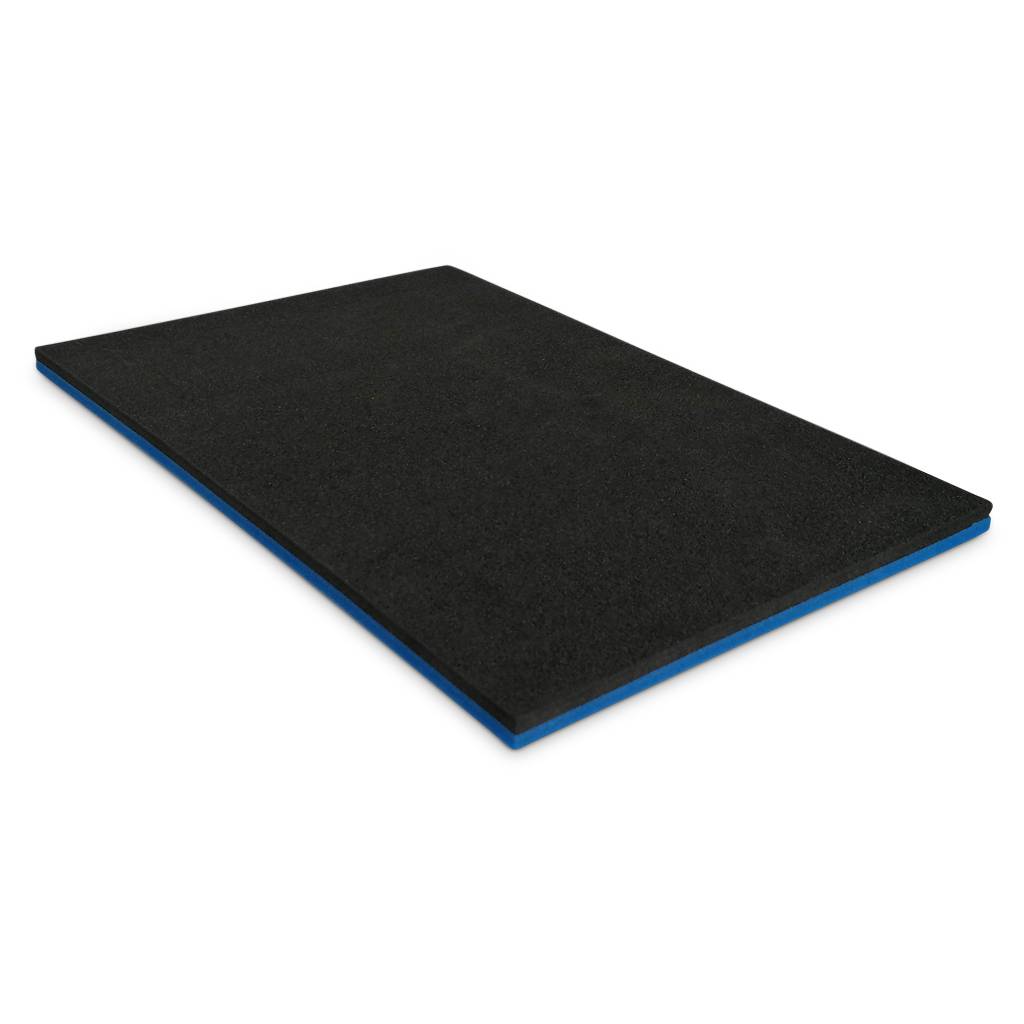 Schaumstoffeinlage 590 x 390 x 20 mm | schwarz/ blau-1