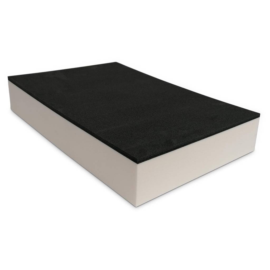 Schaumstoffeinlage 590 x 390 x 100 mm | schwarz/ weiß-1