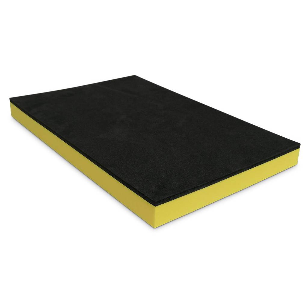 Schaumstoffeinlage 590 x 390 x 50 mm | schwarz/ gelb-1