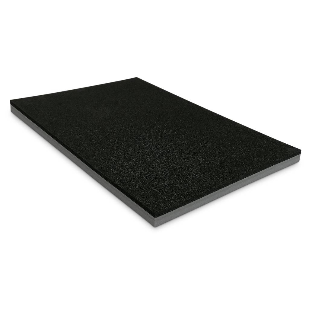 Schaumstoffeinlage 590 x 390 x 30 mm | schwarz/ grau-1