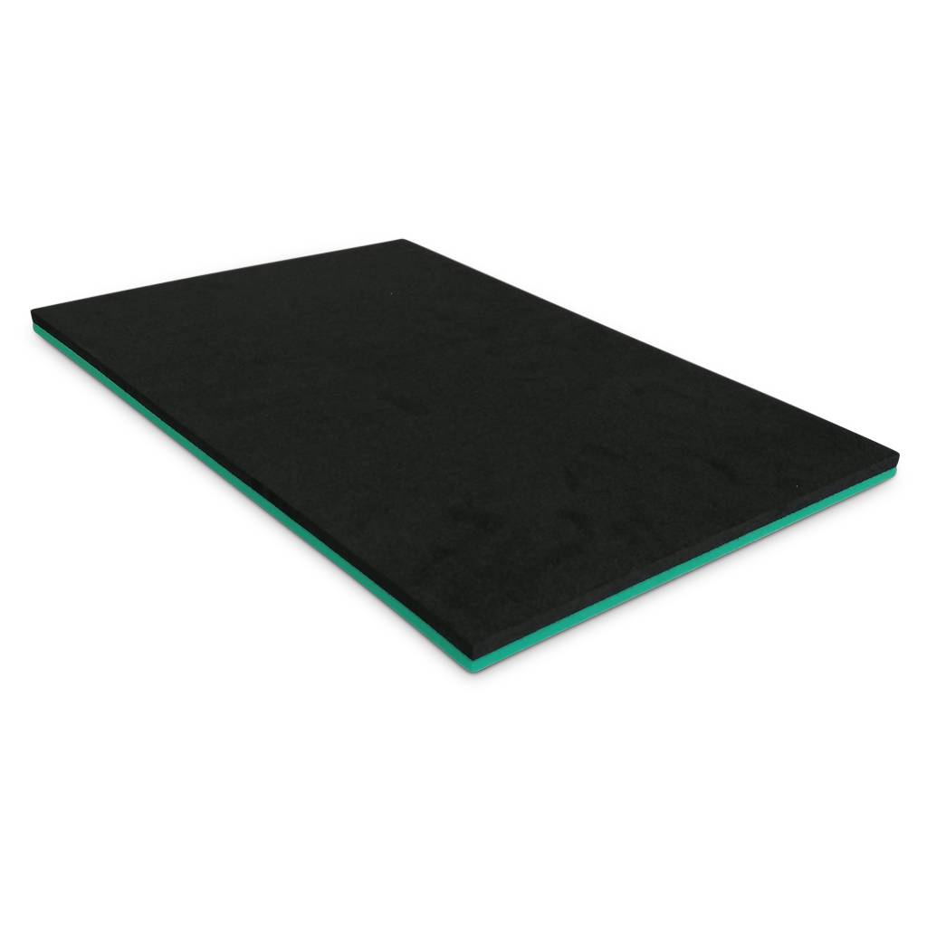 Schaumstoffeinlage 590 x 390 x 20 mm | schwarz/ grün-1