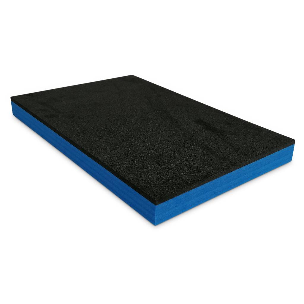 Schaumstoffeinlage 590 x 390 x 50 mm | schwarz/ blau-1
