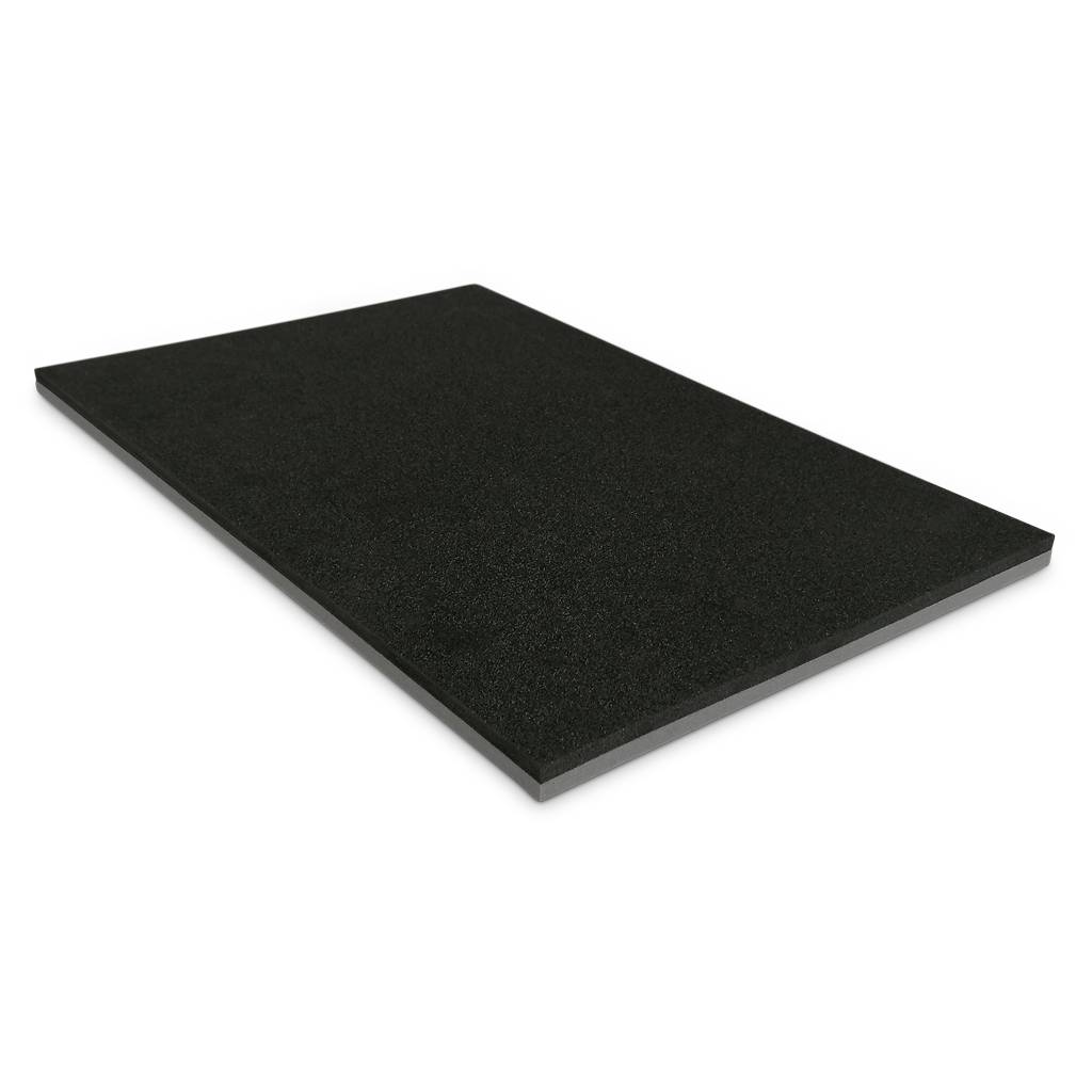 Schaumstoffeinlage 590 x 390 x 20 mm | schwarz/ grau-1