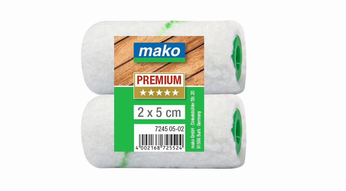 Lasur Ersatzwalze PREMIUM für Lasurroller-Mini Mikrofaser extra kurz 5 cm - 2er Pack-0