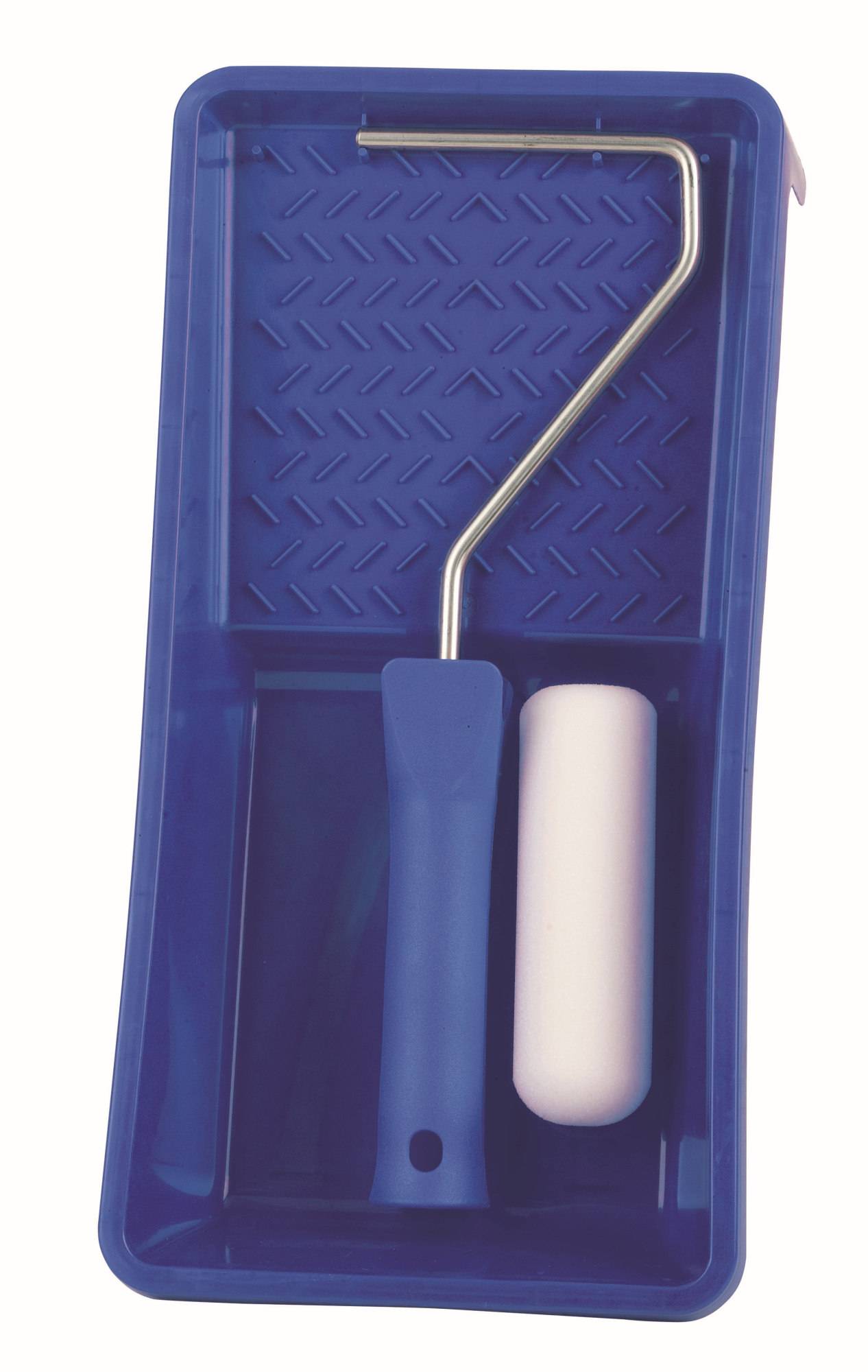 Lackroller-Set KOMFORT Schaumstoffwalze abgerundet mako-poren superfein 10 cm-0