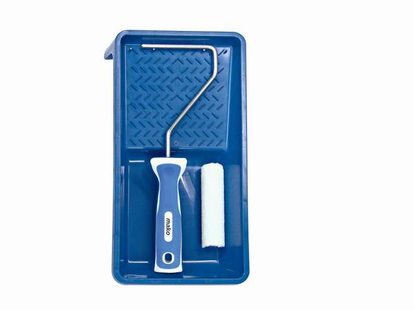 Lackroller-Set PREMIUM hochwertig verarbeitete Textilfaser mako-tex plus 10 cm