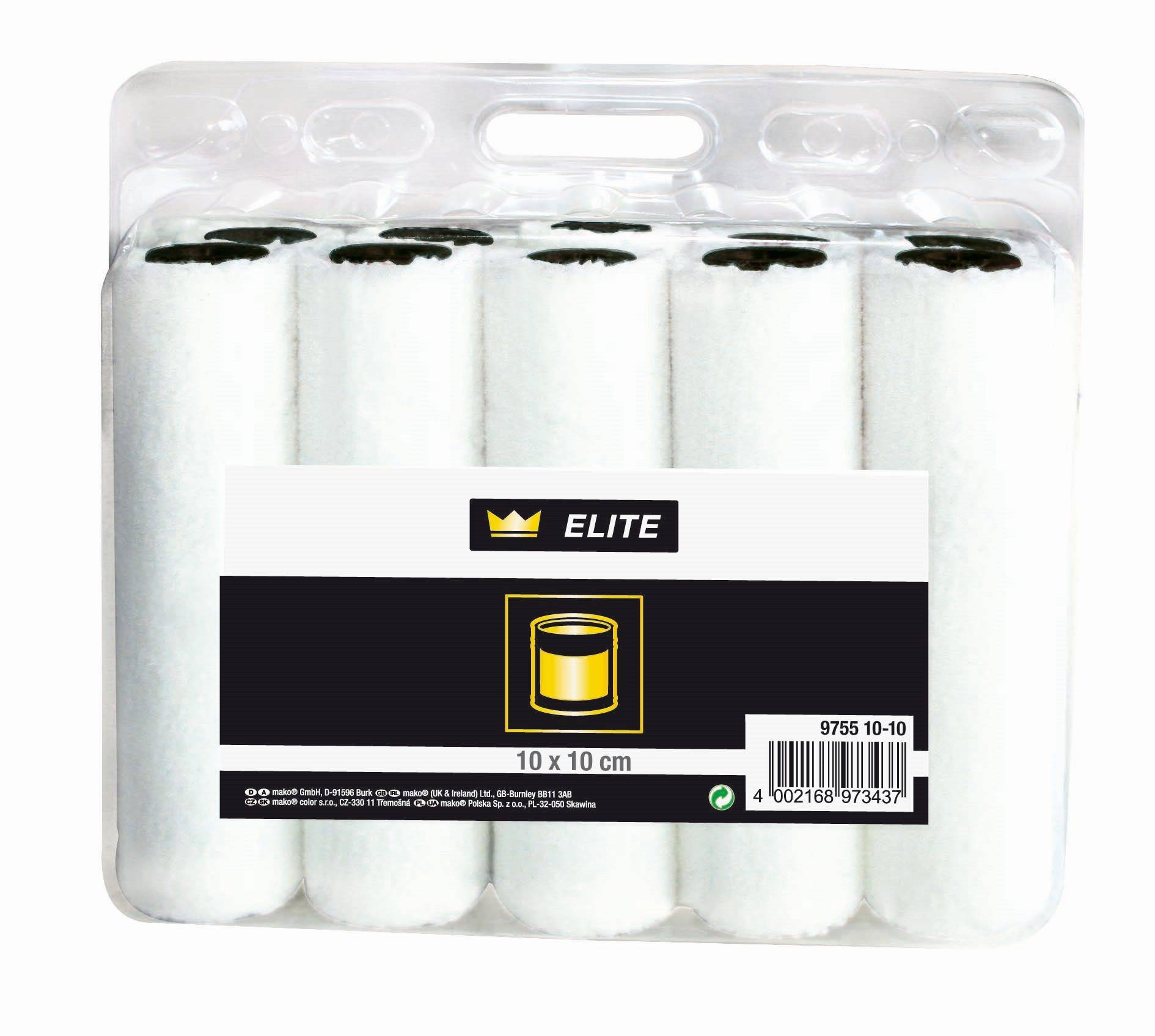 Lackroller Lackierroller Ersatzwalzen ELITE aus hochwertig verarbeiteter Textilfaser 10 cm - 10er-Pack-0