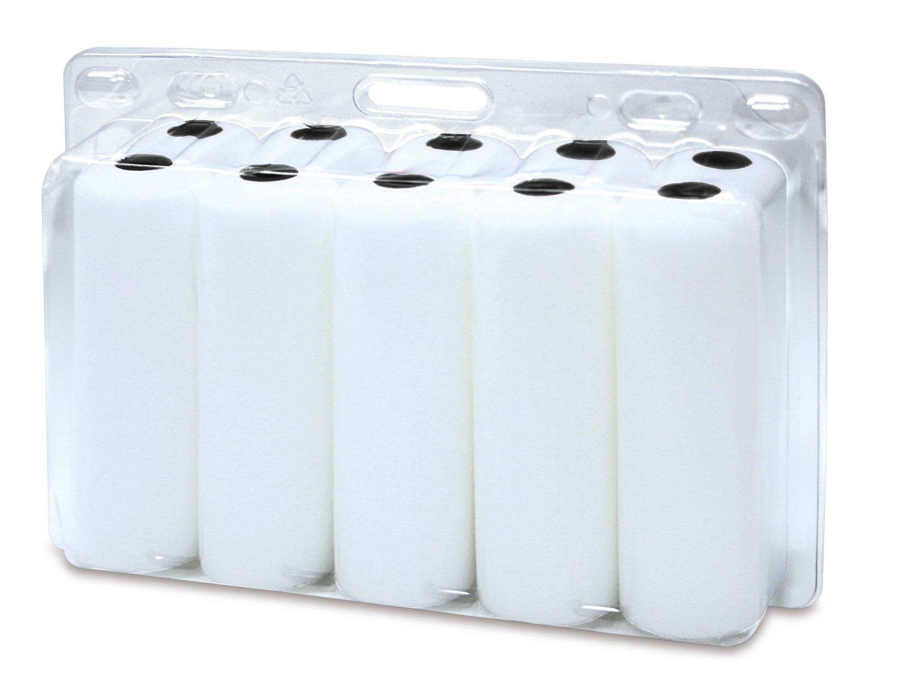 Lack Heizkörper Ersatzwalzen ELITE Schaumstoff superfein 10 cm - 10er-Pack-0