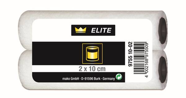 Lackroller Lackierroller Ersatzwalzen ELITE aus hochwertig verarbeiteter Textilfaser 10 cm - 2er-Pack
