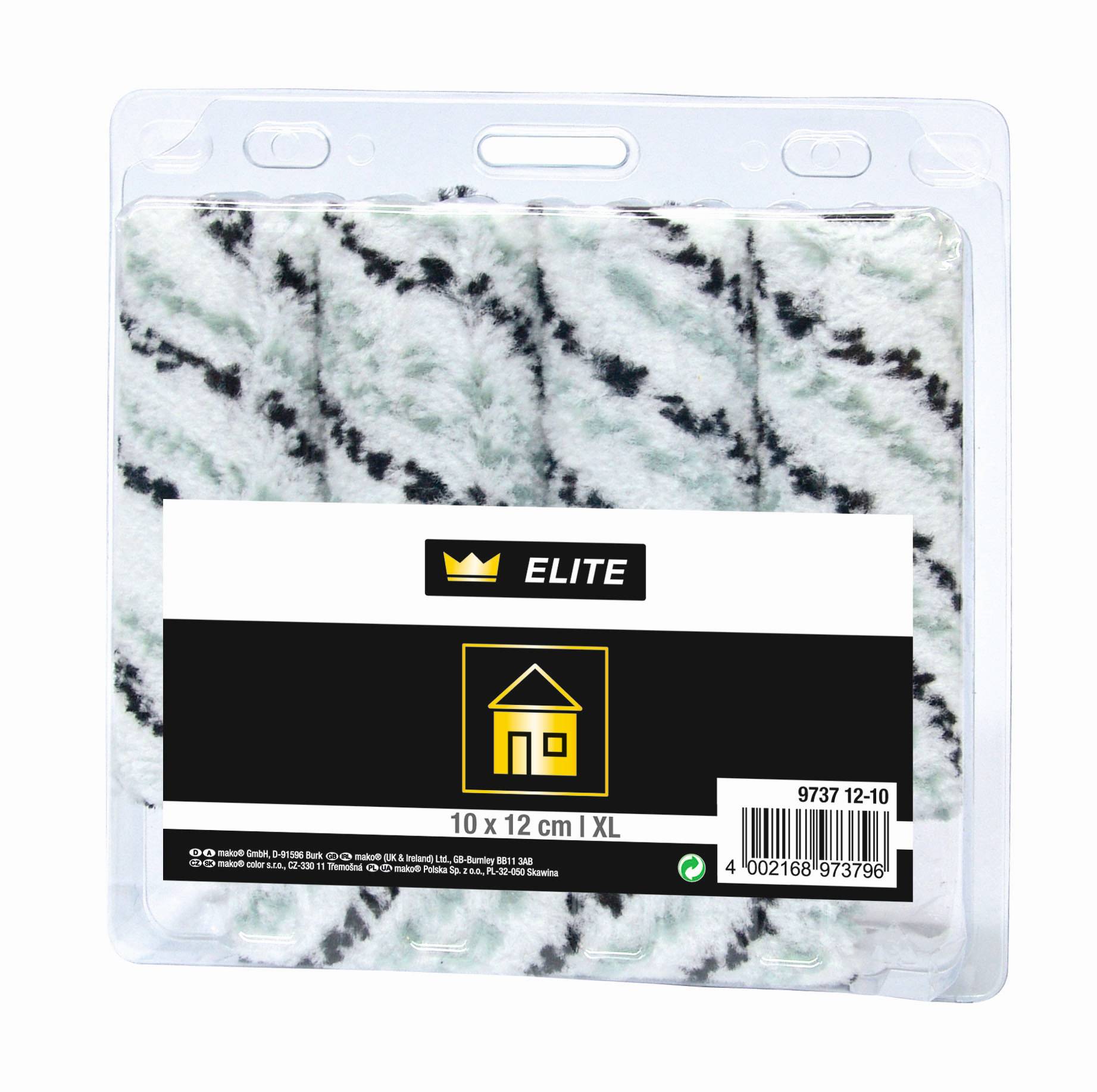 Heizkörper Ersatzwalzen ELITE black-Line lösemittelbeständiger endlos Polyamidbezug 12 cm - 10er-Pack