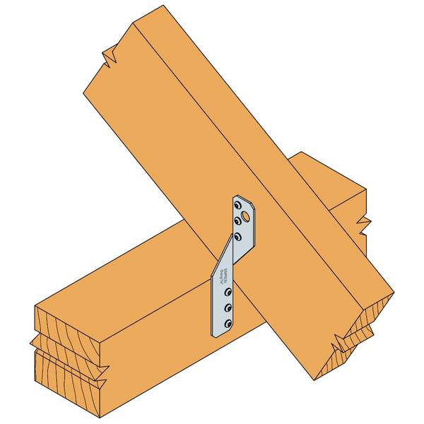 Simpson Pfettenanker PFU170 zur Zugverankerung Stahl verinkt 170 x 30 x 2 mm