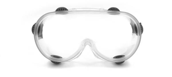 Vollsichtbrille klar mit einteiliger Scheibe antibeschlg mit Ventil