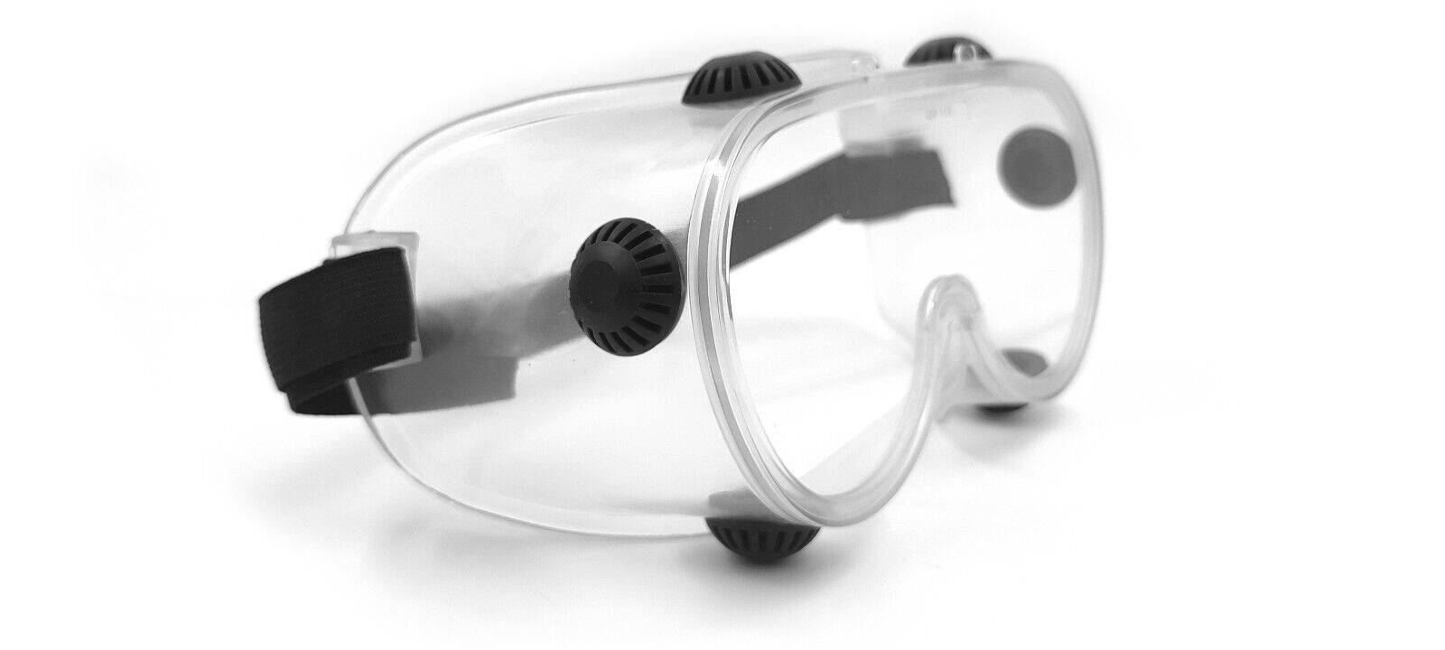 Vollsichtbrille klar mit einteiliger Scheibe antibeschlg mit Ventil-2