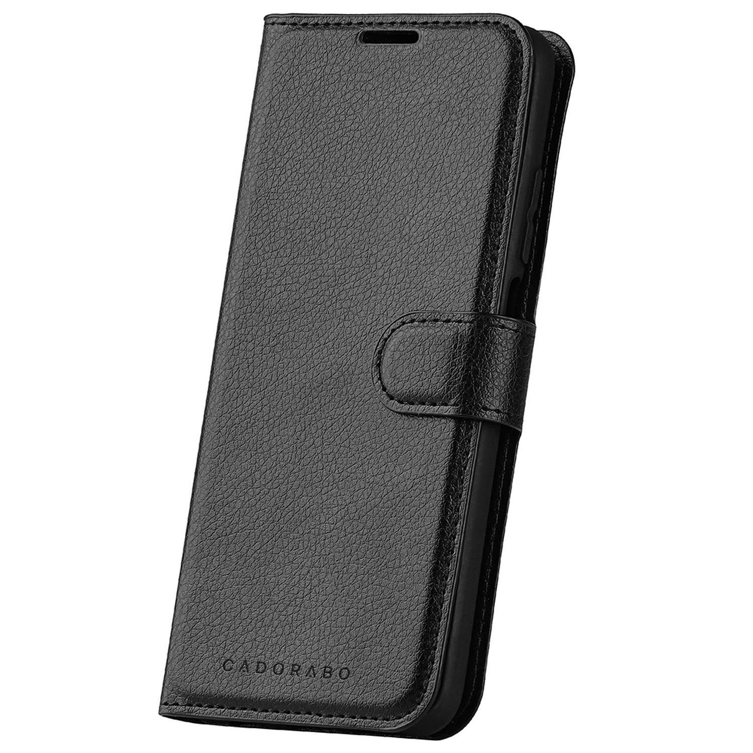 Cadorabo Hülle für Samsung Galaxy A32 5G Schutz Hülle in Schwarz Handyhülle Etui Case Cover Magnetverschluss-4