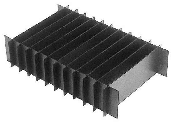 ESD Kurzstege für Gefache, in Lagerbehälter 600 x 400 mm, 353 x 180 x 3 mm