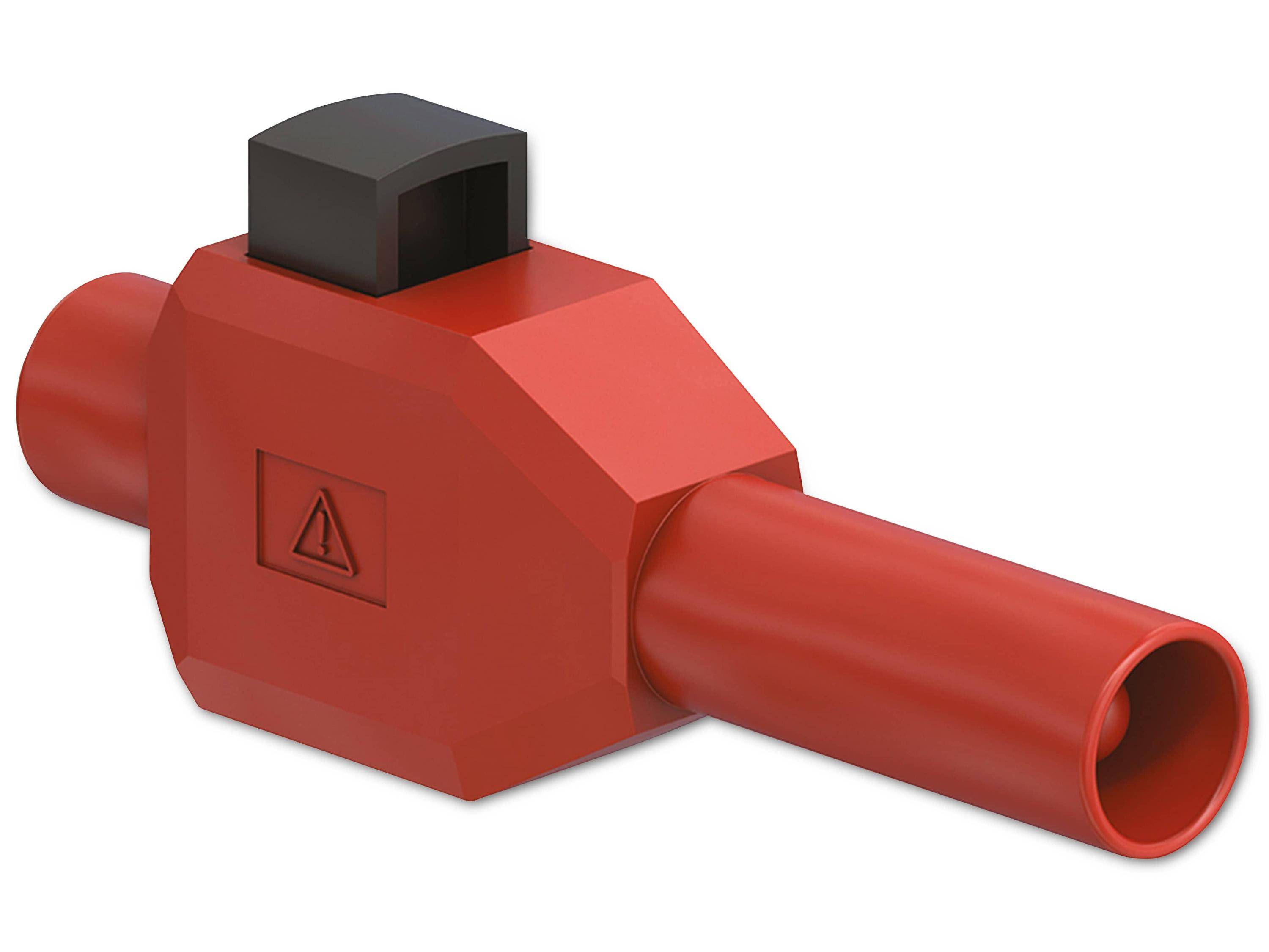 Stäubli SKLS4 Laborstecker Stecker, gerade Stift-Ø: 4 mm Rot 1 St.-1