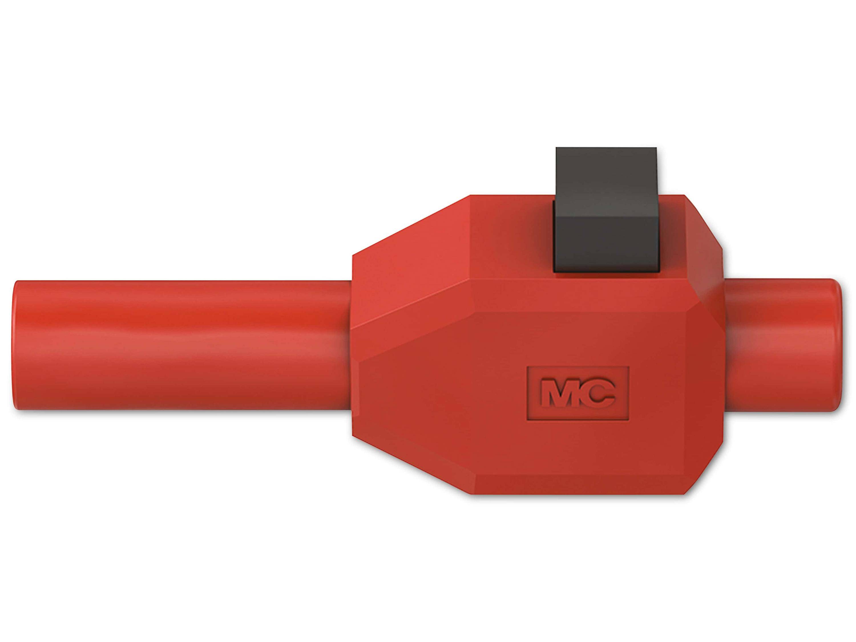 Stäubli SKLS4 Laborstecker Stecker, gerade Stift-Ø: 4 mm Rot 1 St.-2