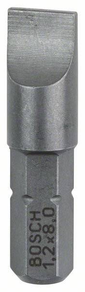 Bosch 3x Schrauberbit Extra-Hart, S 1,2 x 8,0, 25 mm - 2607001468-0