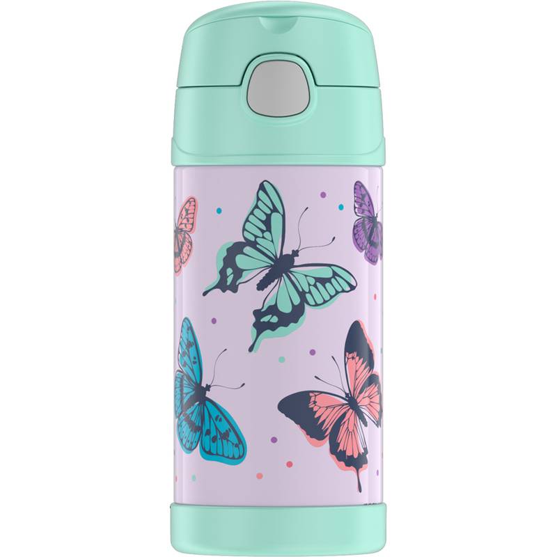 THERMOS Isolier-Trinkflasche FUNTAINER Straw Bottle-0