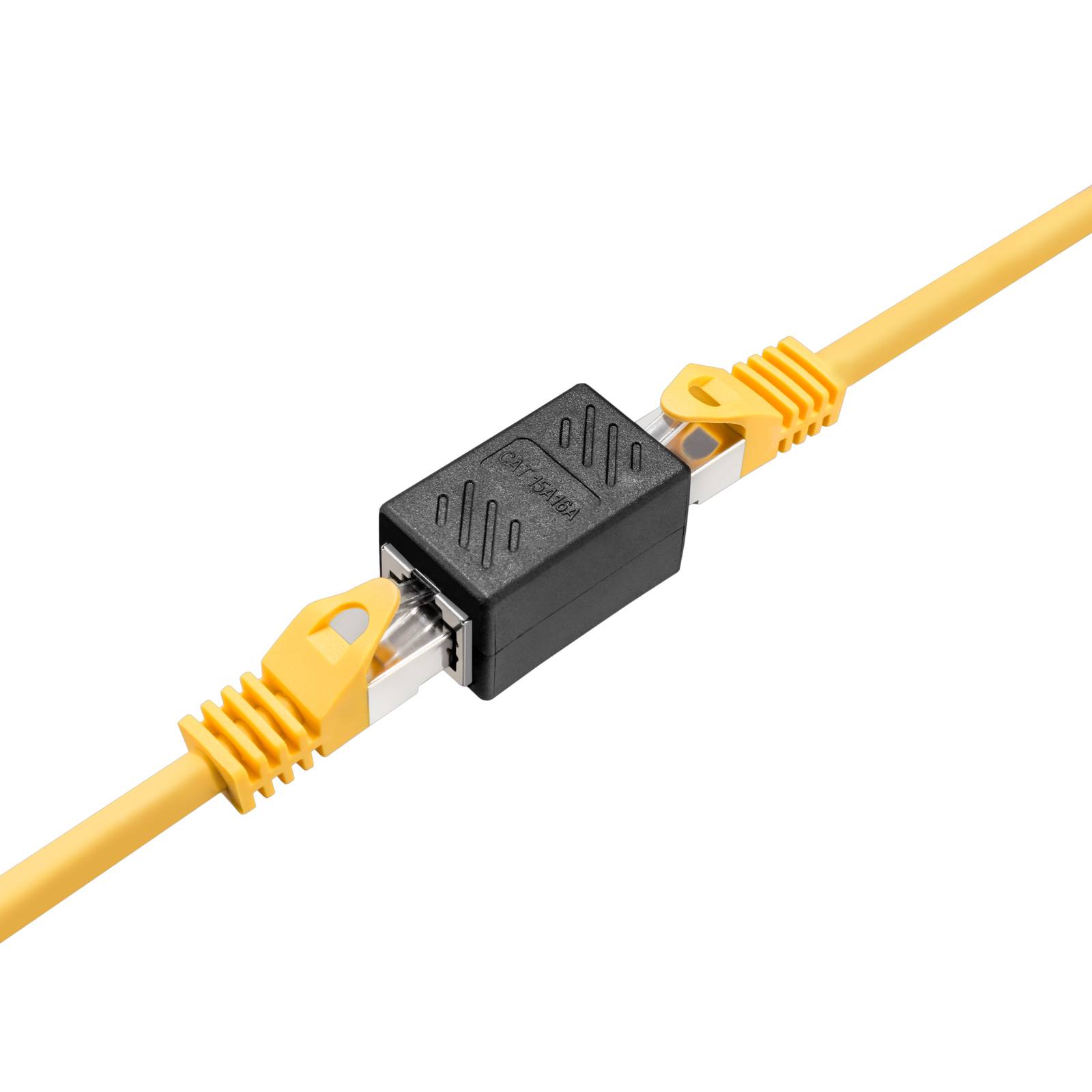 hb-digital Patchkabel Verbinder CAT 6a Netzwerk Steckverbinder RJ45 Netzwerkkabel Adapter Indoor-4