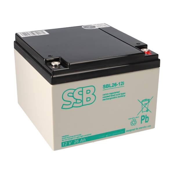 SSB Battery SBL26-12i AGM Bleiakku 12V 26Ah M5-Schraubanschluss