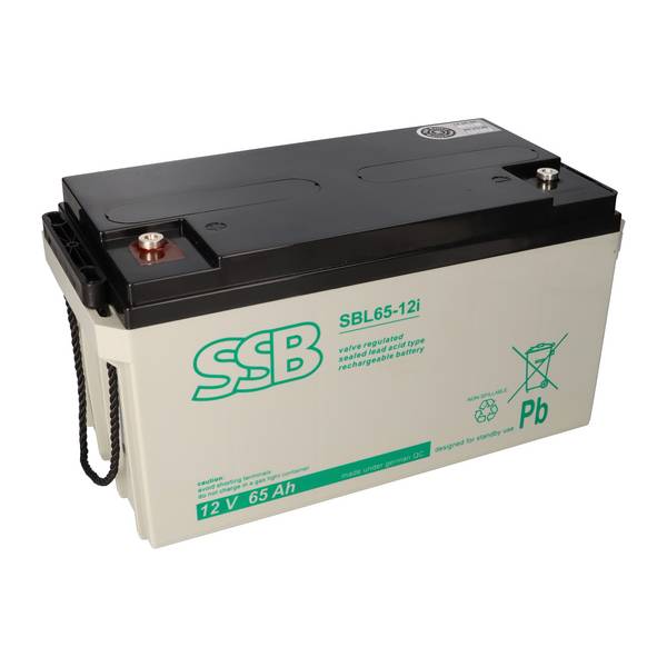 SSB Battery SBL65-12i AGM Bleiakku 12V 65Ah M6-Schraubanschluss