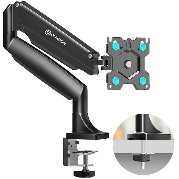 ONKRON Monitorhalterung 13"-32", 9 kg max, VESA 75x75-100x100, schwenkbar, neigbar, G100-B