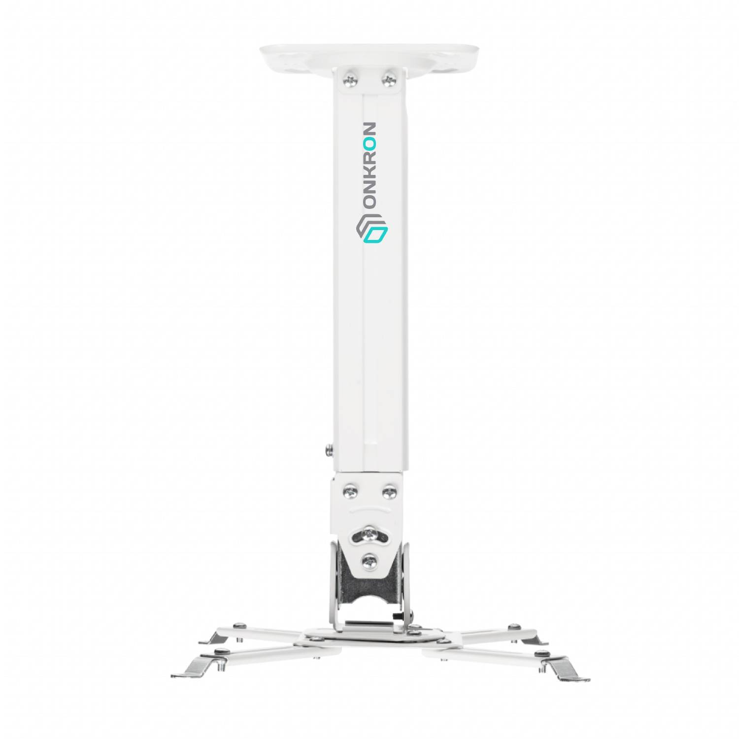 ONKRON Halterung Beamer Decke & Wand für Projektoren bis 10 kg,Weiß K5A-0