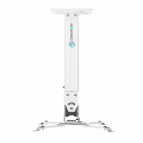 ONKRON Halterung Beamer Decke & Wand für Projektoren bis 10 kg,Weiß K5A