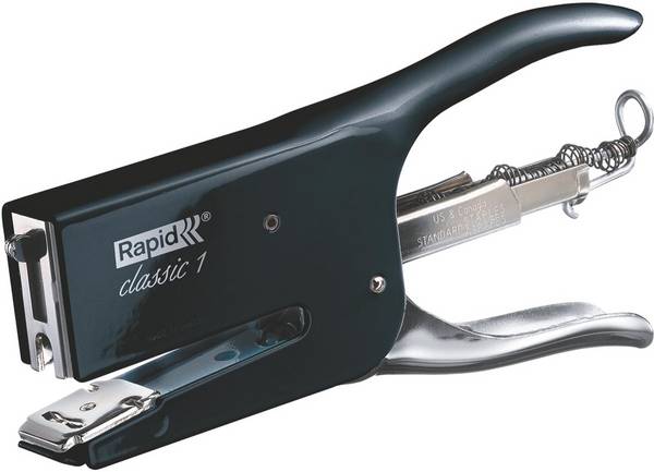 Heftzange K1 26/6-8 bis 50 Blatt schwarz
