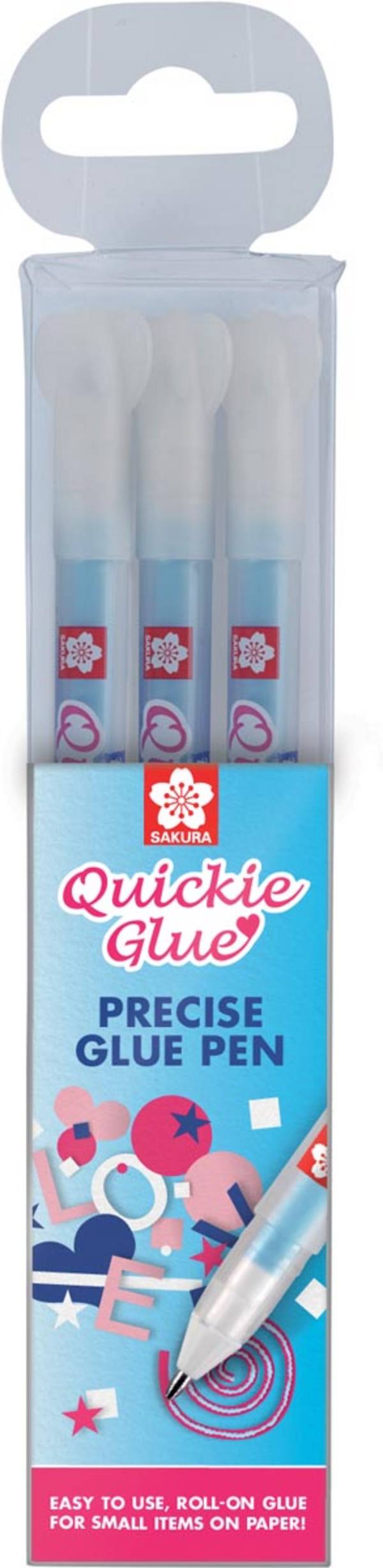 SAKURA Klebestift Quickie Glue Pen, 3er Set